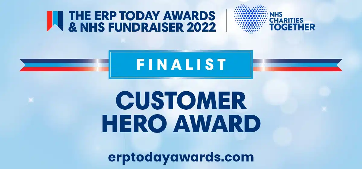 FINALIST ERP AWARDS CUSTOMER HERO UK